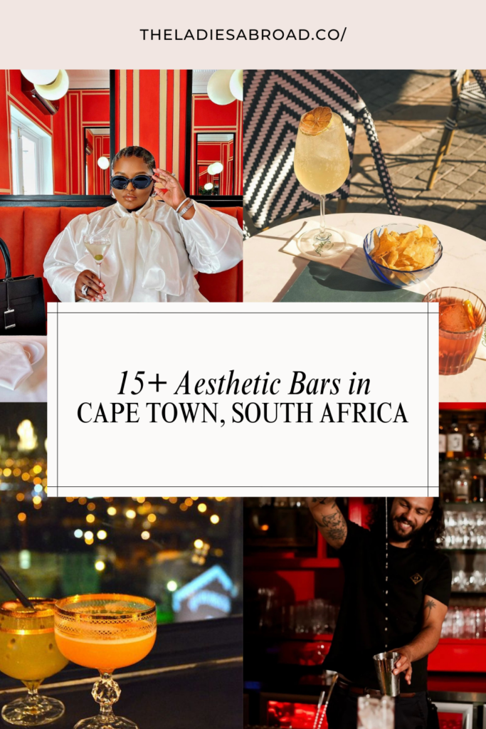 15+ Aesthetic Cape Town Bars and Roof Tops