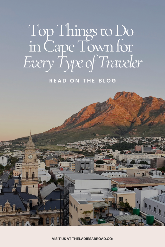 Things to do in Cape Town